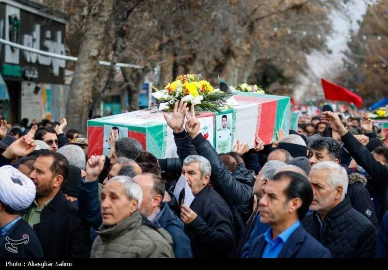 برگزاری مراسم وداع با شهدا امنیت در ساری