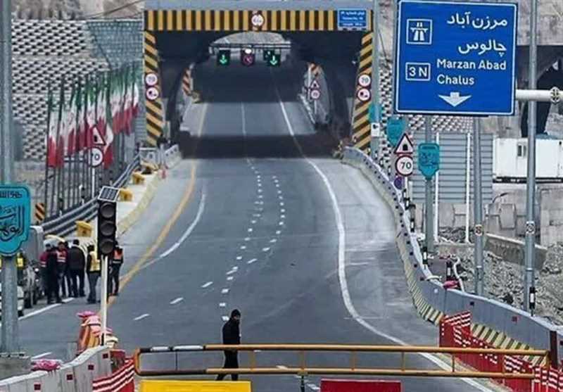 جاده چالوس از ساعت 14 امروز یک‌طرفه می‌شود