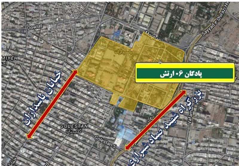 پادگان 06 ارتش پارک می‌شود