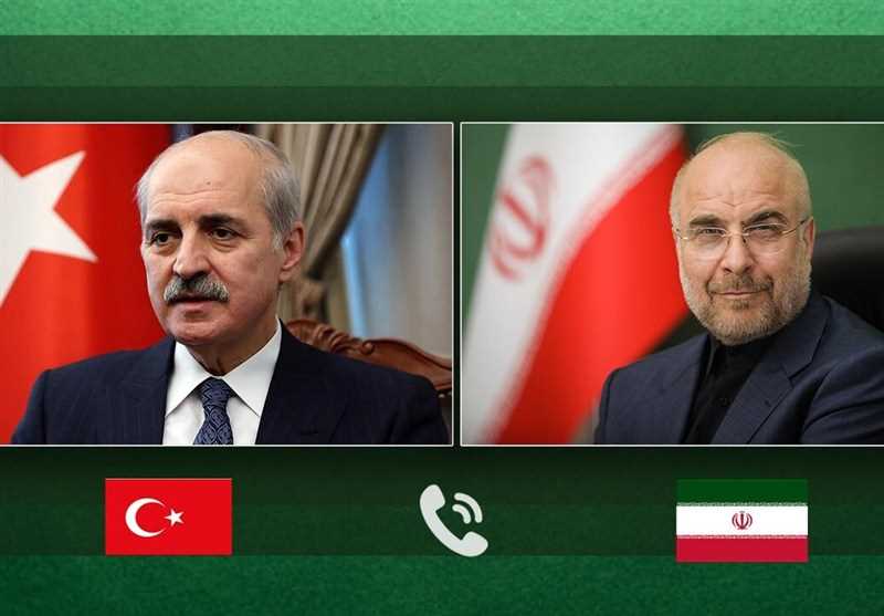 تماس تلفنی قالیباف و رئیس مجلس ترکیه درباره حوادث تروریستی اخیر